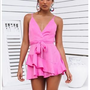 Pink romper